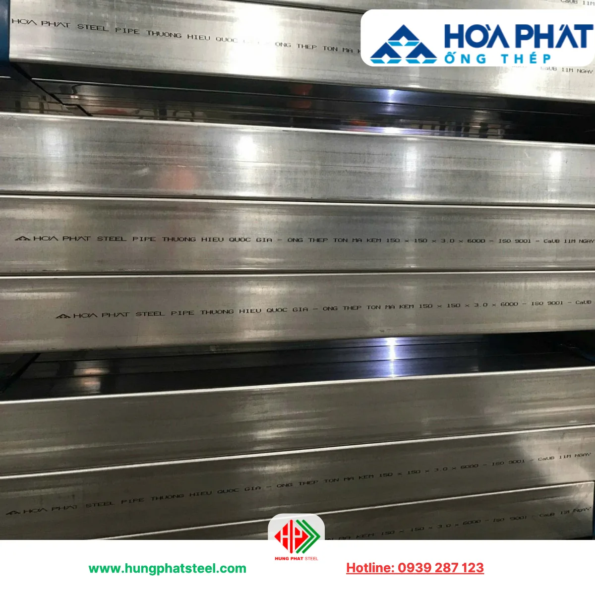 Thép hộp Hòa Phát 150x150