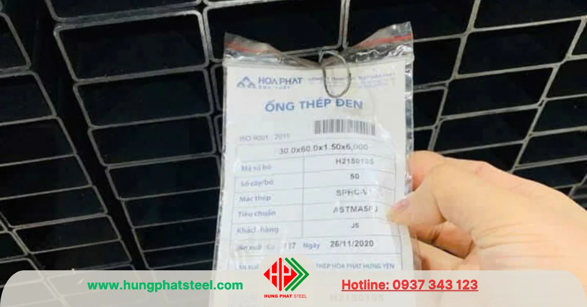 Thép hộp Hòa Phát 40x80
