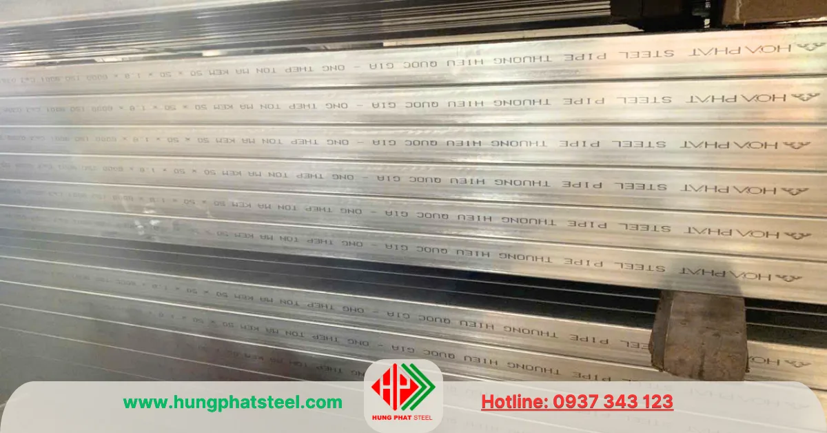 Thép hộp Hòa Phát 50x50