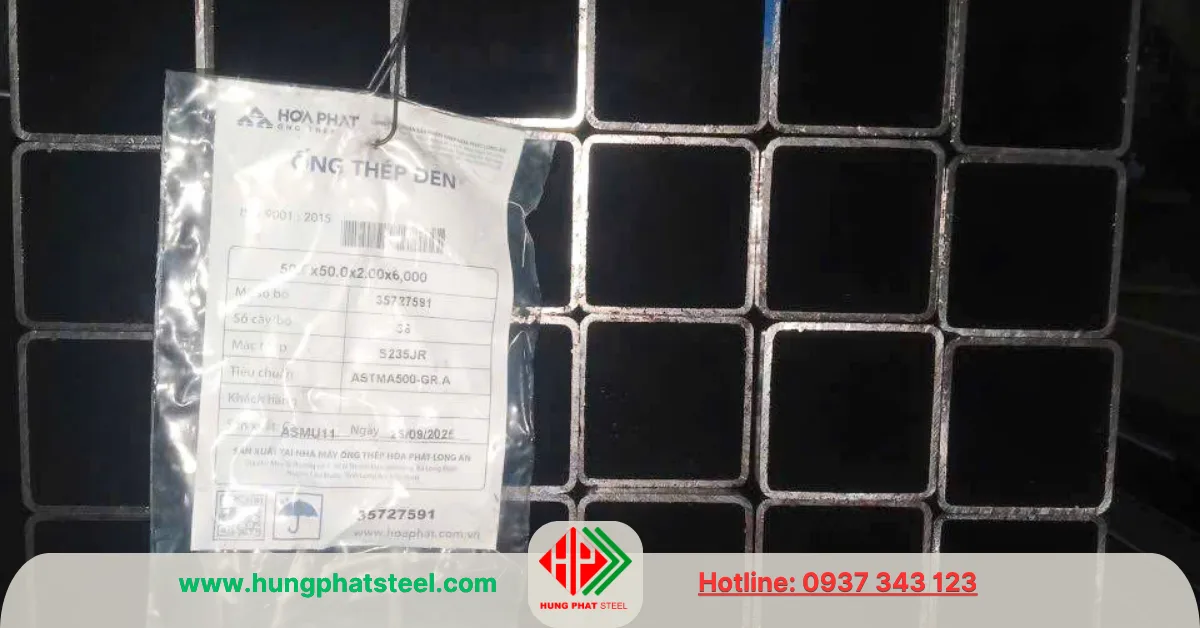 Thép hộp Hòa Phát 50x50