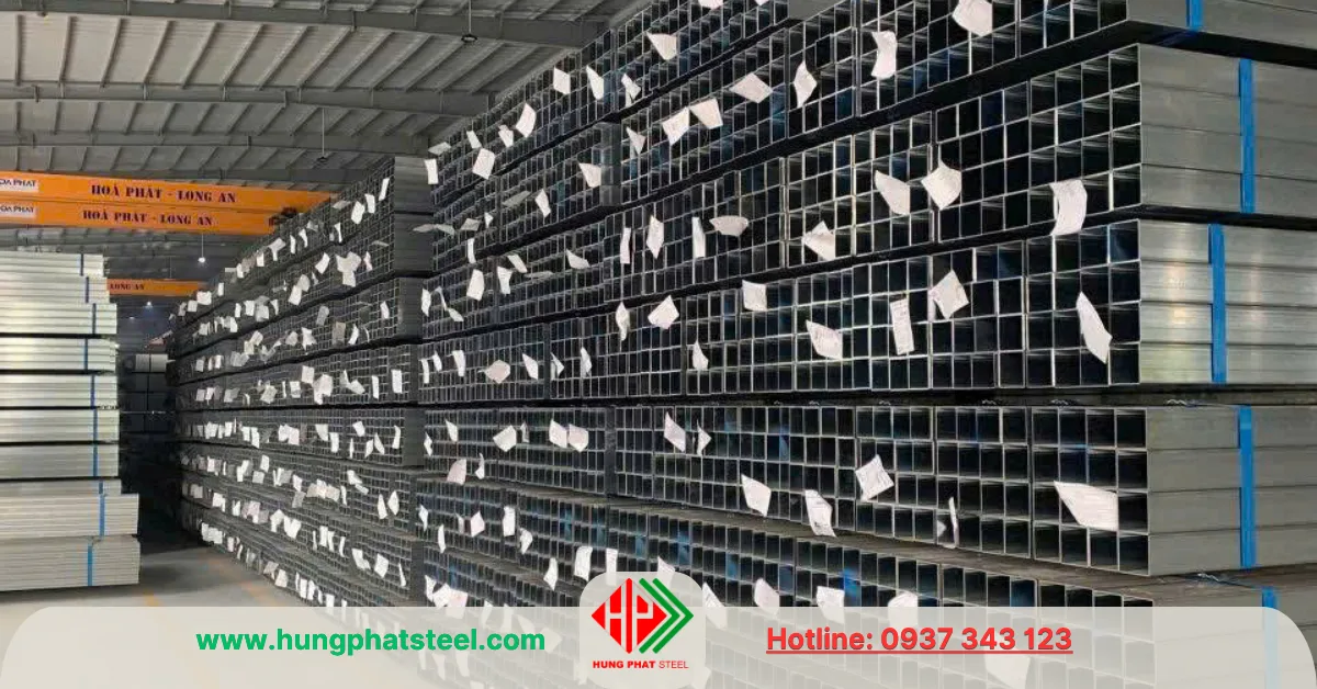Thép hộp Hòa Phát 75x75