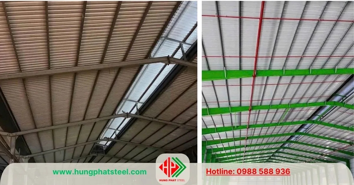 Thép hộp lợp tôn
