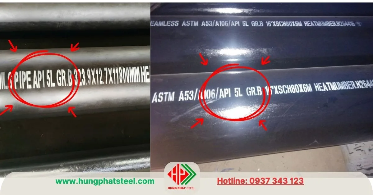 Tiêu chuẩn ông thép dẫn dầu