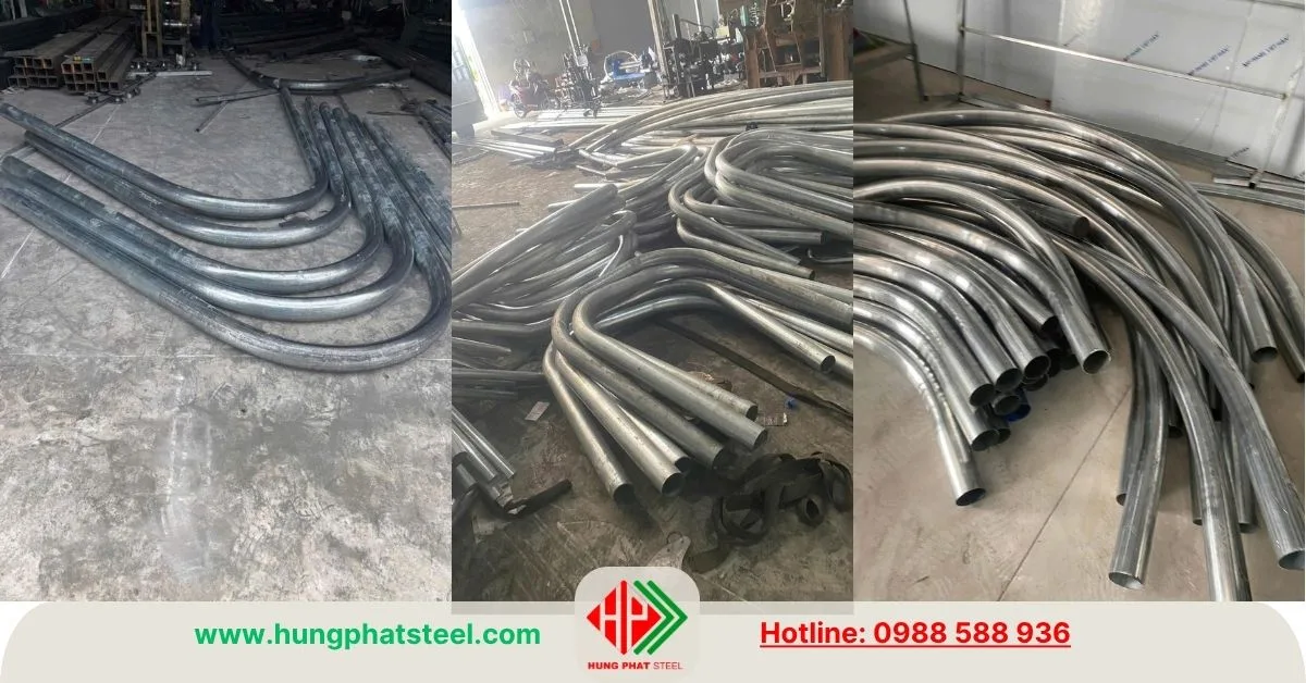 Uốn ống thép mạ kẽm