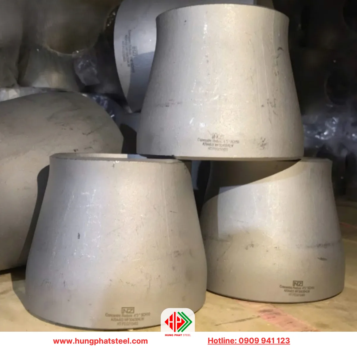 Bầu Giảm Hàn INOX DN100-DN80 (D114-D90)