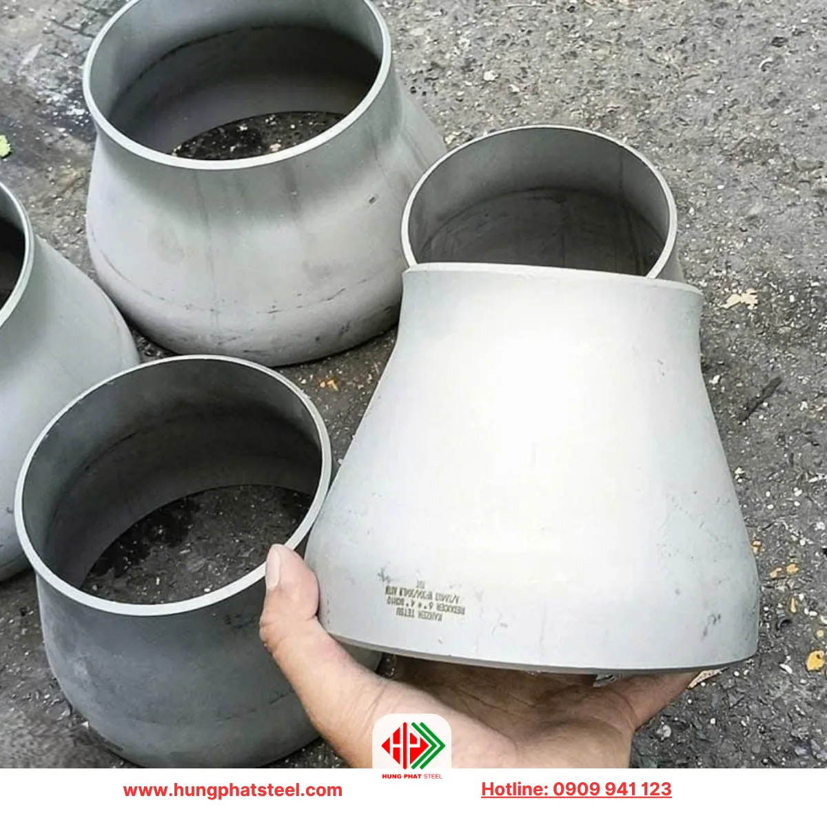 Bầu Giảm Hàn INOX DN150-DN100 (D168-D114)