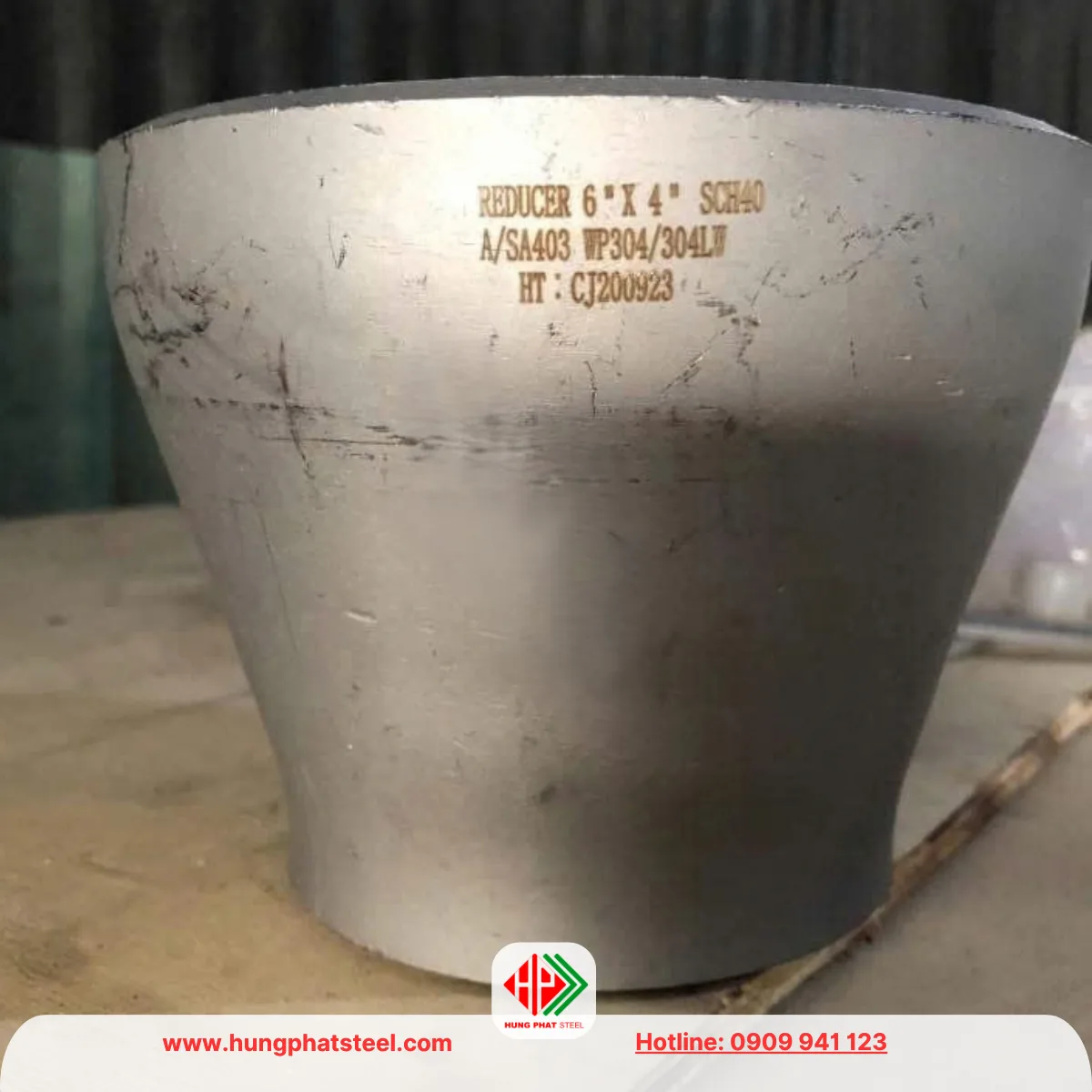 Bầu Giảm Hàn INOX DN150-DN100 (D168-D114)