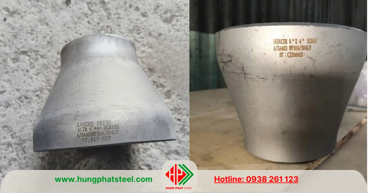 Bầu Giảm Hàn INOX DN150-DN100 (D168-D114)