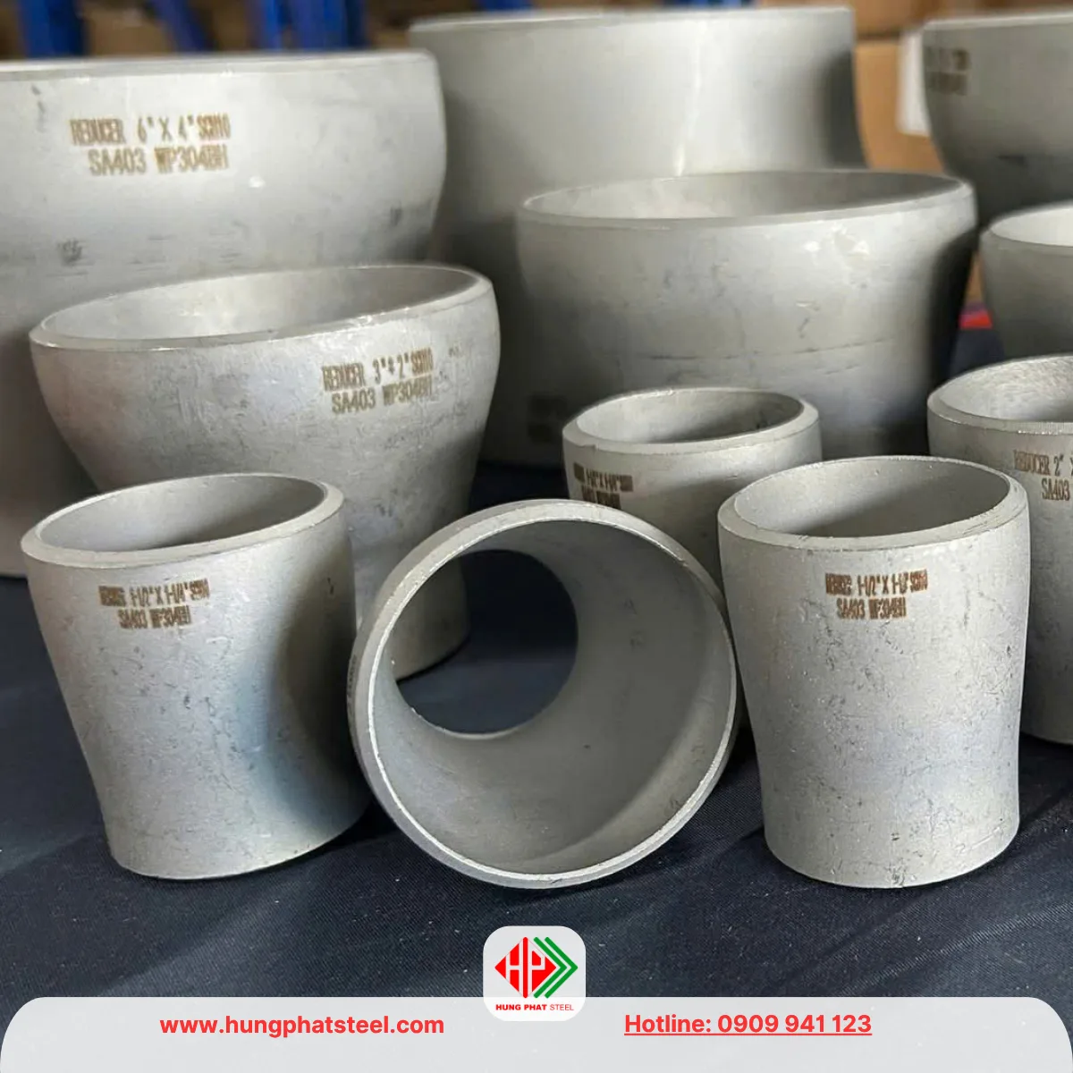 Bầu Giảm Hàn INOX DN40-DN32 (D49-D42)