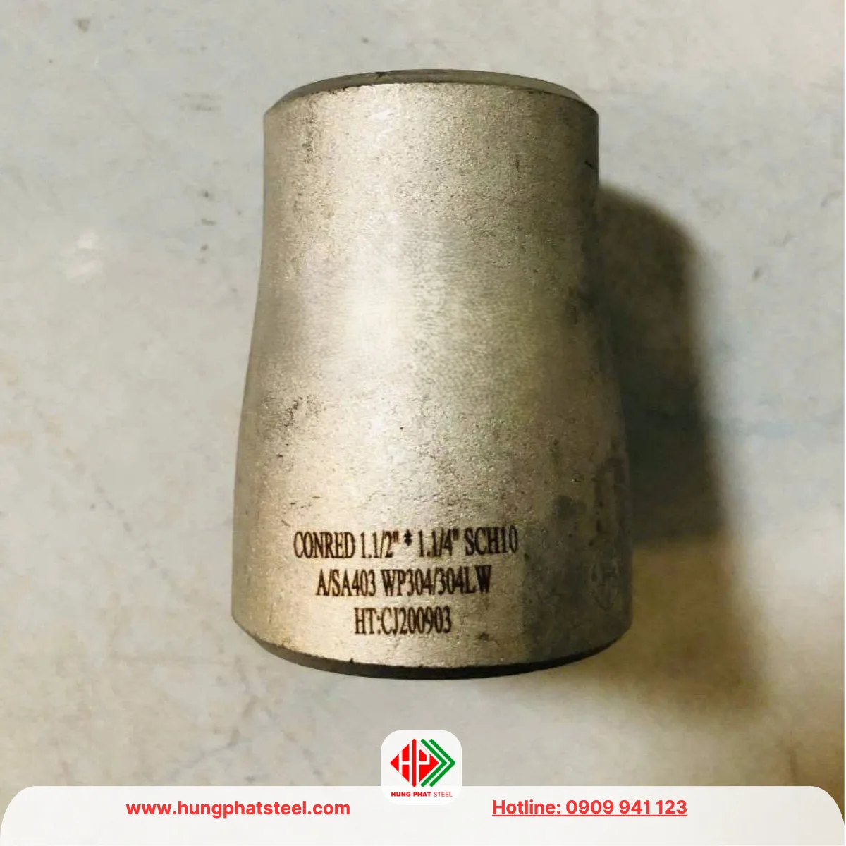 Bầu Giảm Hàn INOX DN40-DN32 (D49-D42)