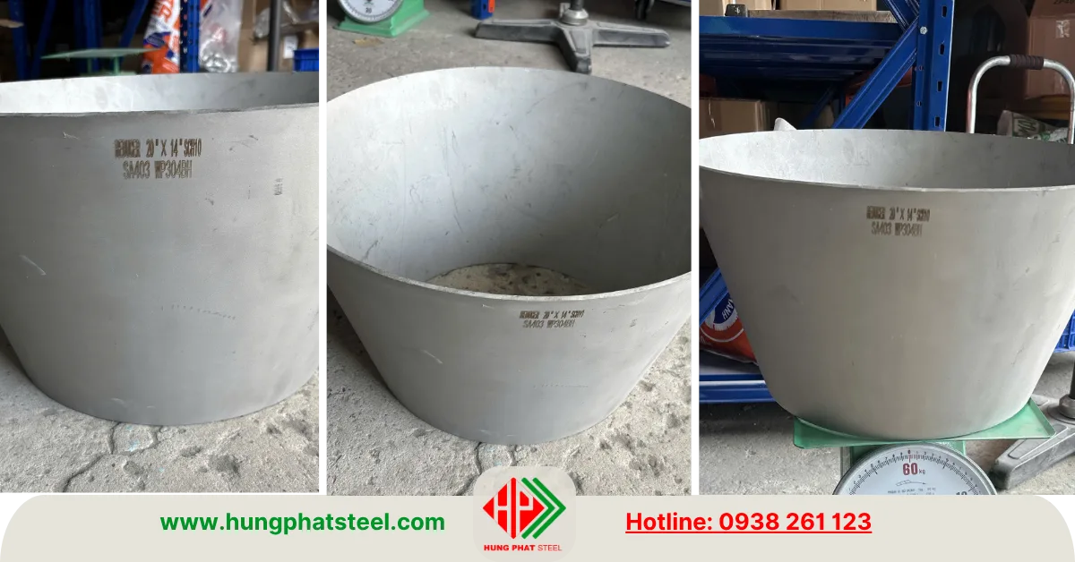 Bầu Giảm Hàn INOX DN500-DN350