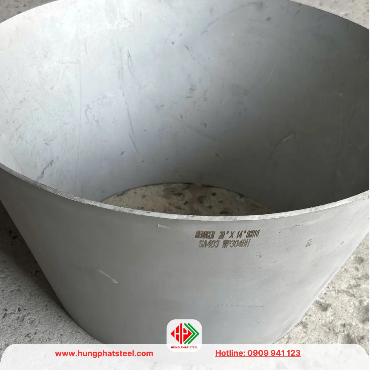 Bầu Giảm Hàn INOX DN500-DN350
