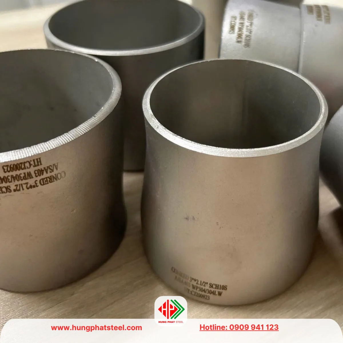 Bầu Giảm Hàn INOX DN80-DN65