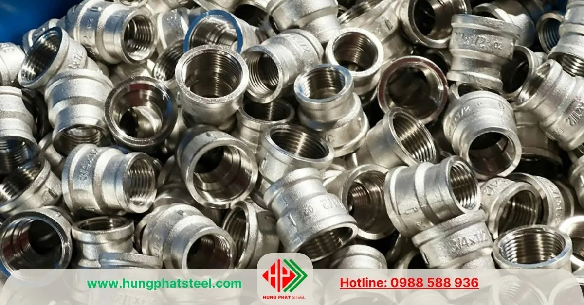 Bầu Giảm Ren INOX DN20-DN15