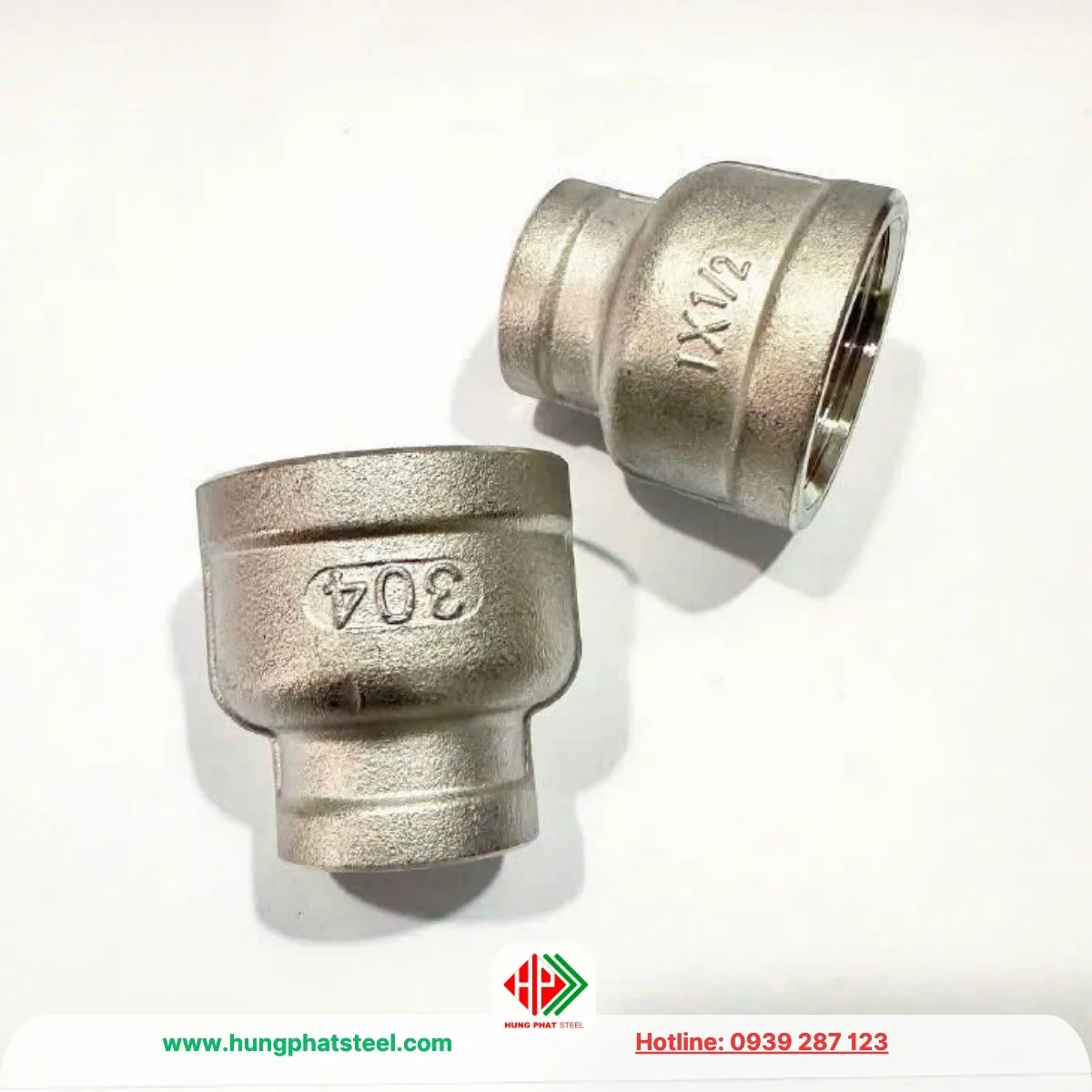Bầu Giảm Ren INOX DN25-DN15
