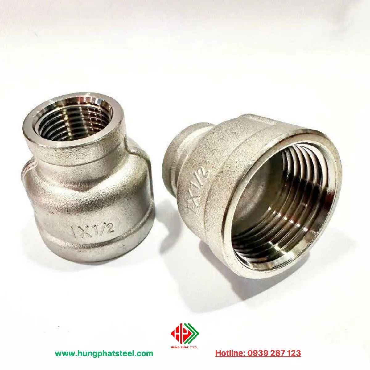 Bầu Giảm Ren INOX DN25-DN15