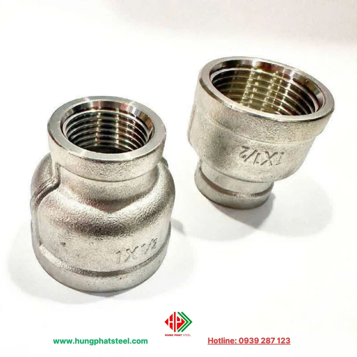 Bầu Giảm Ren INOX DN25-DN15