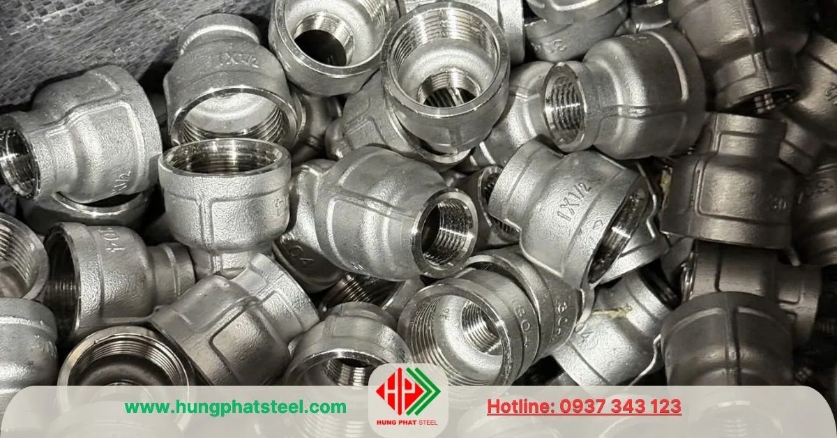 Bầu Giảm Ren INOX DN25-DN15