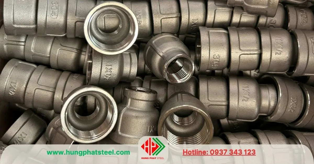 Bầu Giảm Ren INOX DN25-DN15