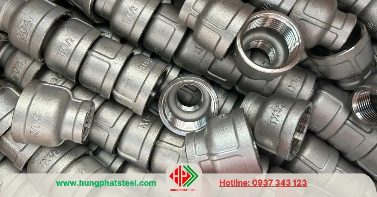 Bầu Giảm Ren INOX DN25-DN15