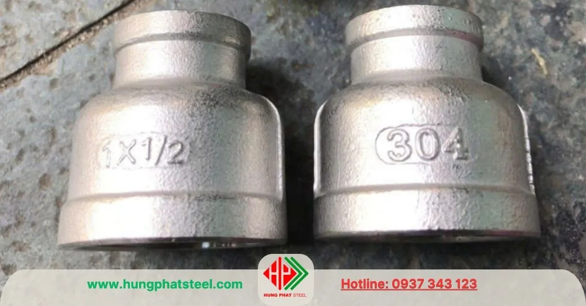 Bầu Giảm Ren INOX DN25-DN15