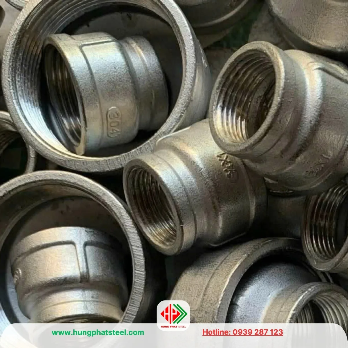 Bầu Giảm Ren INOX DN25-DN20
