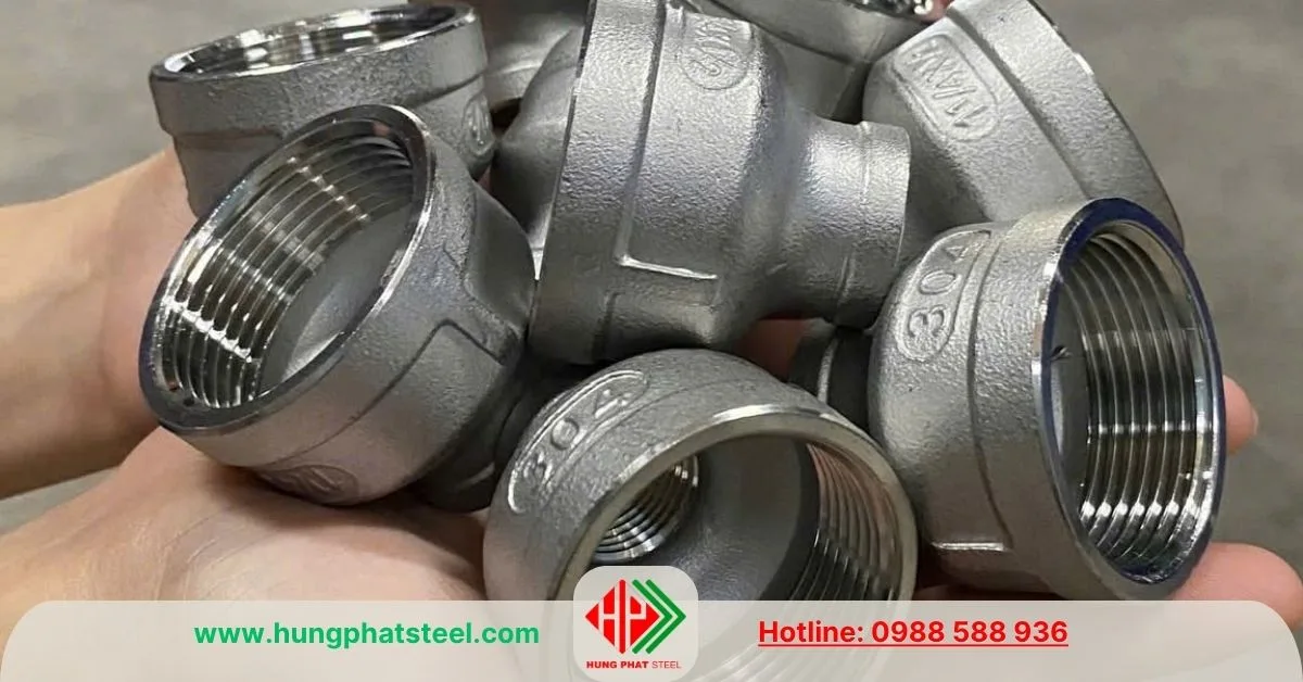 Bầu Giảm Ren INOX DN32-DN15