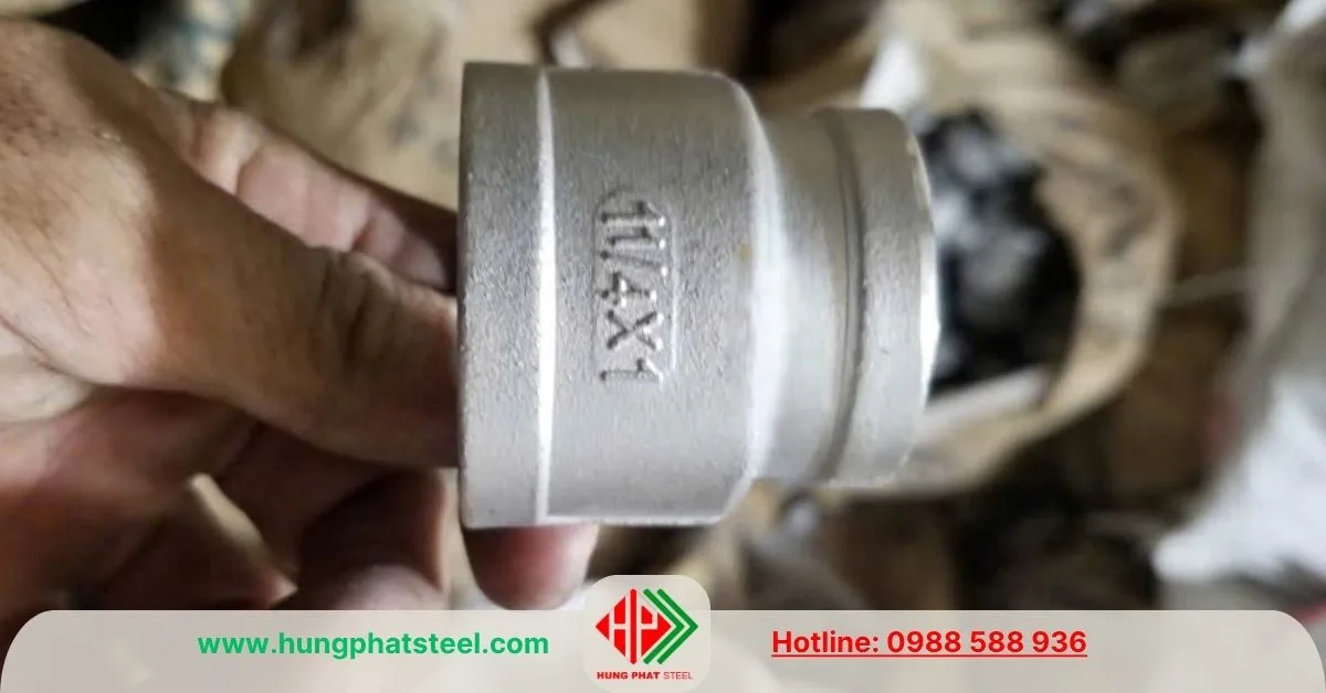 Bầu Giảm Ren INOX DN32-DN25