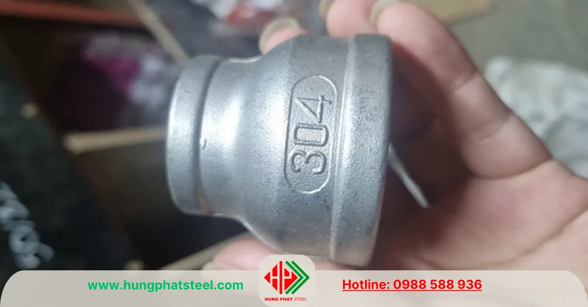 Bầu Giảm Ren INOX DN40-DN25
