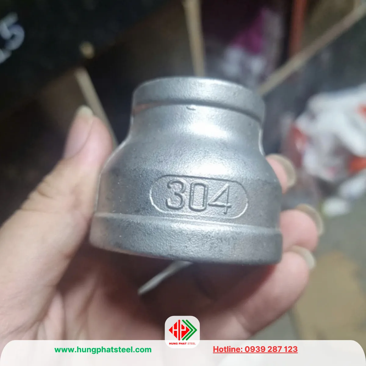 Bầu Giảm Ren INOX DN40-DN25