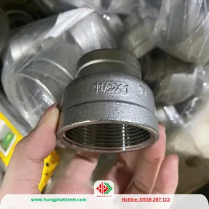Bầu Giảm Ren INOX DN40-DN25