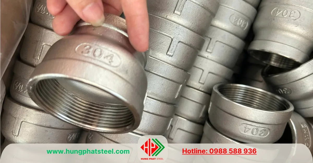 Bầu Giảm Ren INOX DN50-DN40