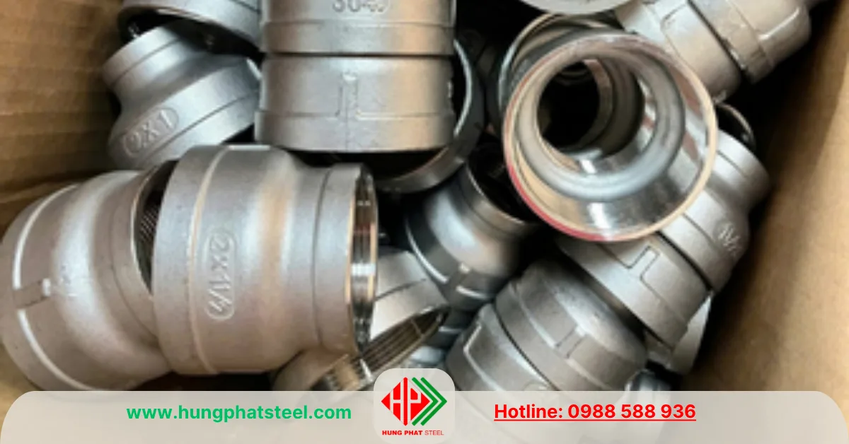 Bầu Giảm Ren INOX DN50-DN40
