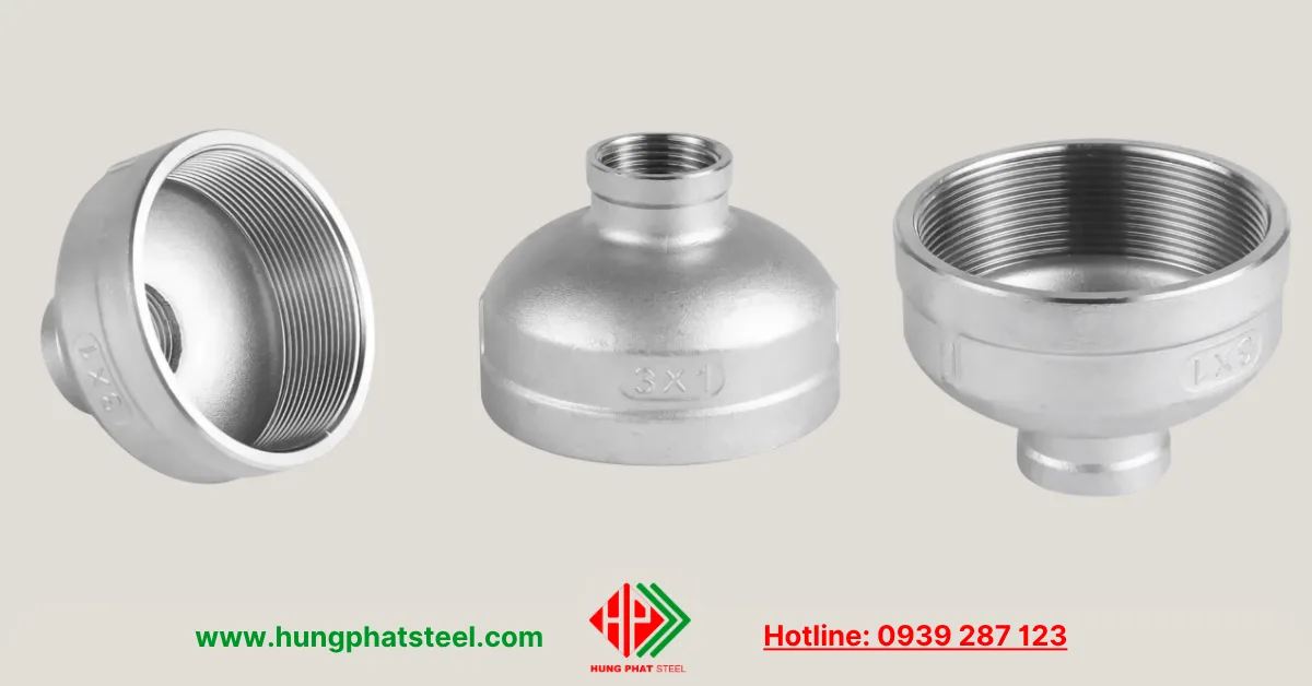 Bầu Giảm Ren INOX DN80-DN25