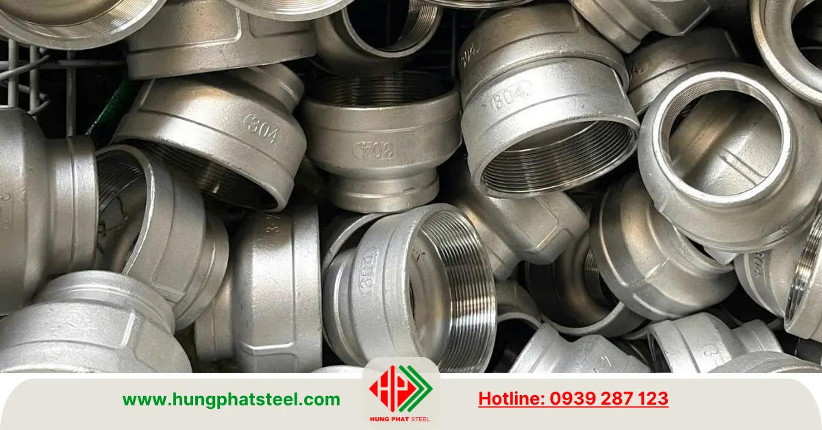 Bầu Giảm Ren INOX DN80-DN50