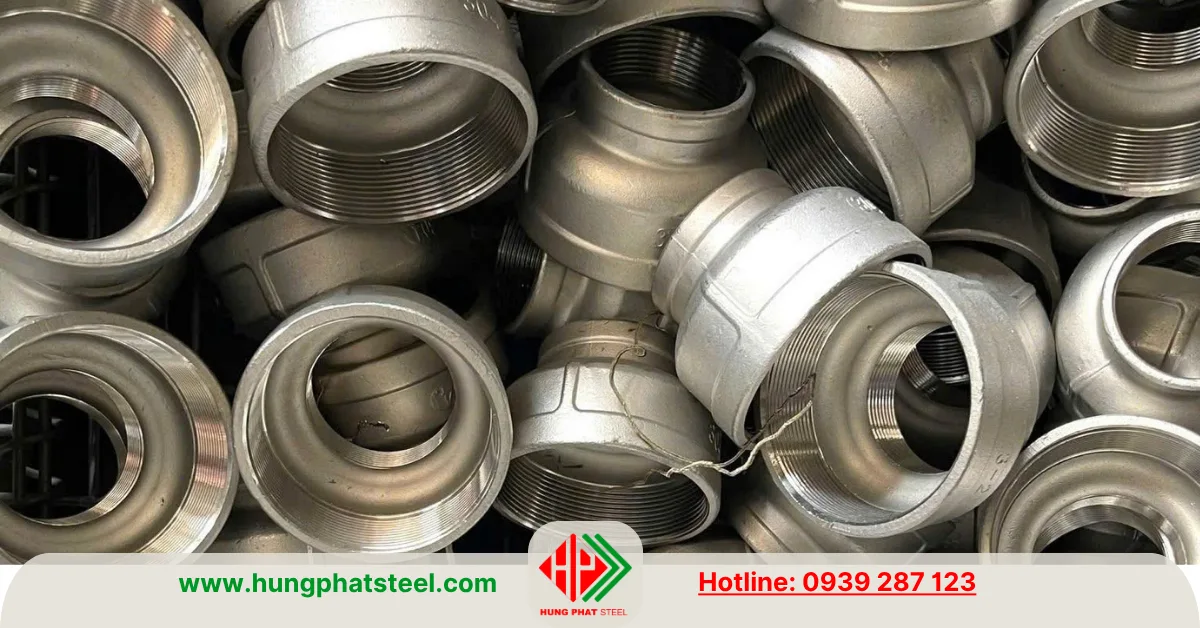 Bầu Giảm Ren INOX DN80-DN50