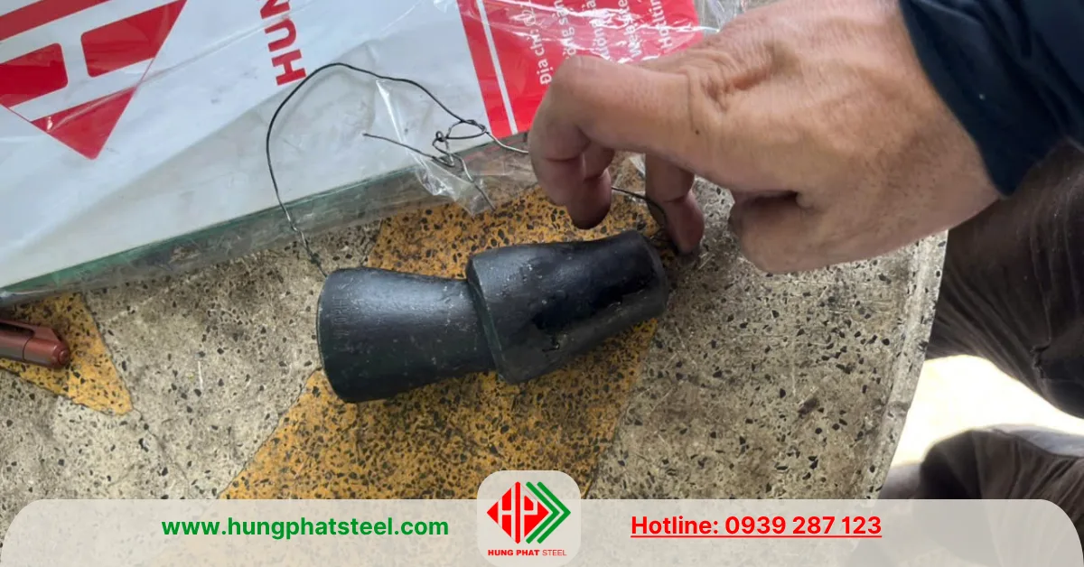 Bầu Giảm Thép Hàn DN40-DN25 (D49-D34)