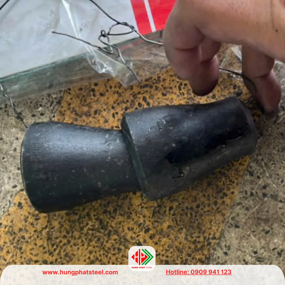Bầu Giảm Thép Hàn DN40-DN25 (D49-D34)