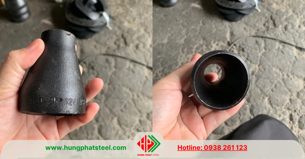 Bầu Giảm Thép Hàn DN50-DN25 (D60-D34)