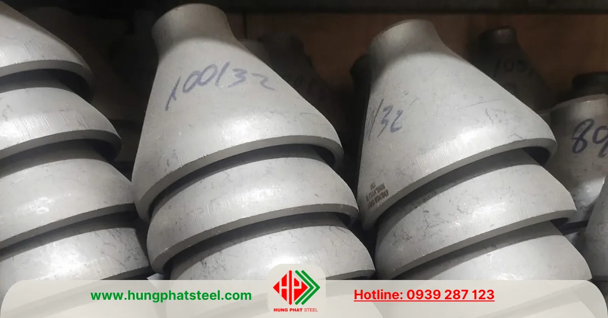 Bầu giảm hàn INOX DN100-DN32 (D114-D42)
