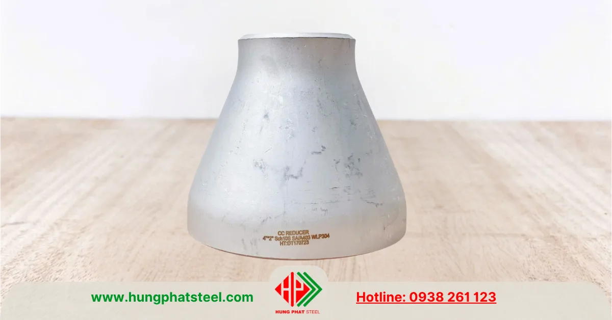 Bầu giảm hàn INOX DN100-DN50 (D114-D60)