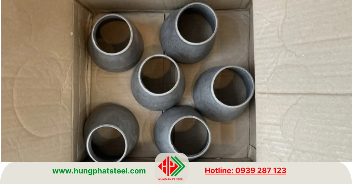 Bầu giảm hàn INOX DN100-DN65