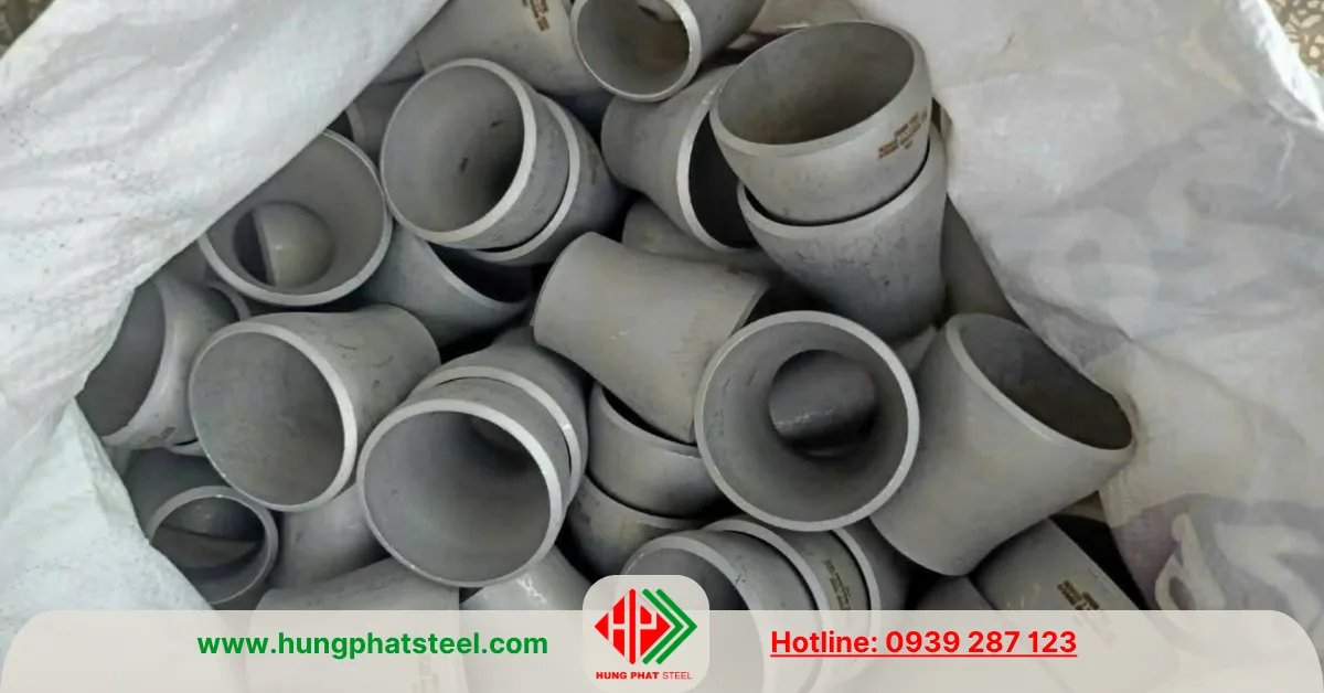 Bầu giảm hàn INOX DN50-DN25 (D60-D34)