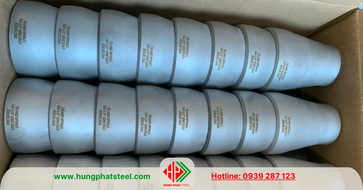 Bầu giảm hàn INOX DN50-DN32 (D60-D42)