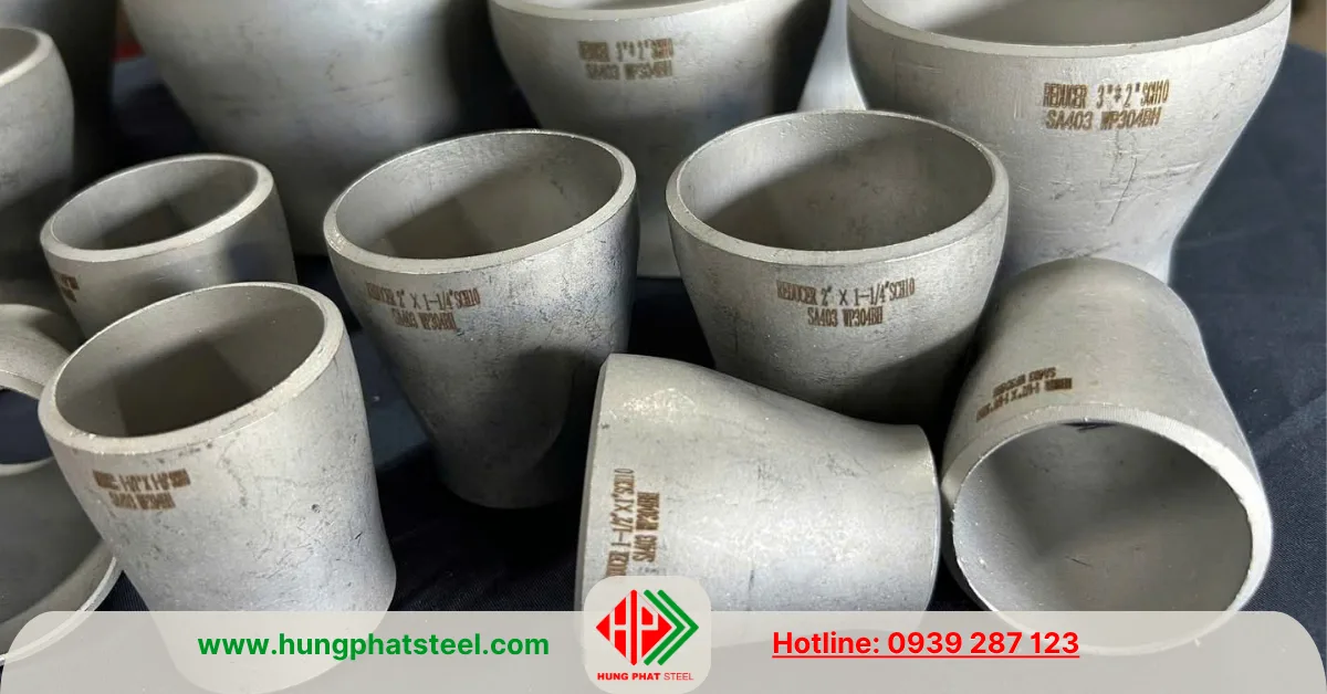 Bầu giảm hàn INOX DN50-DN32 (D60-D42)