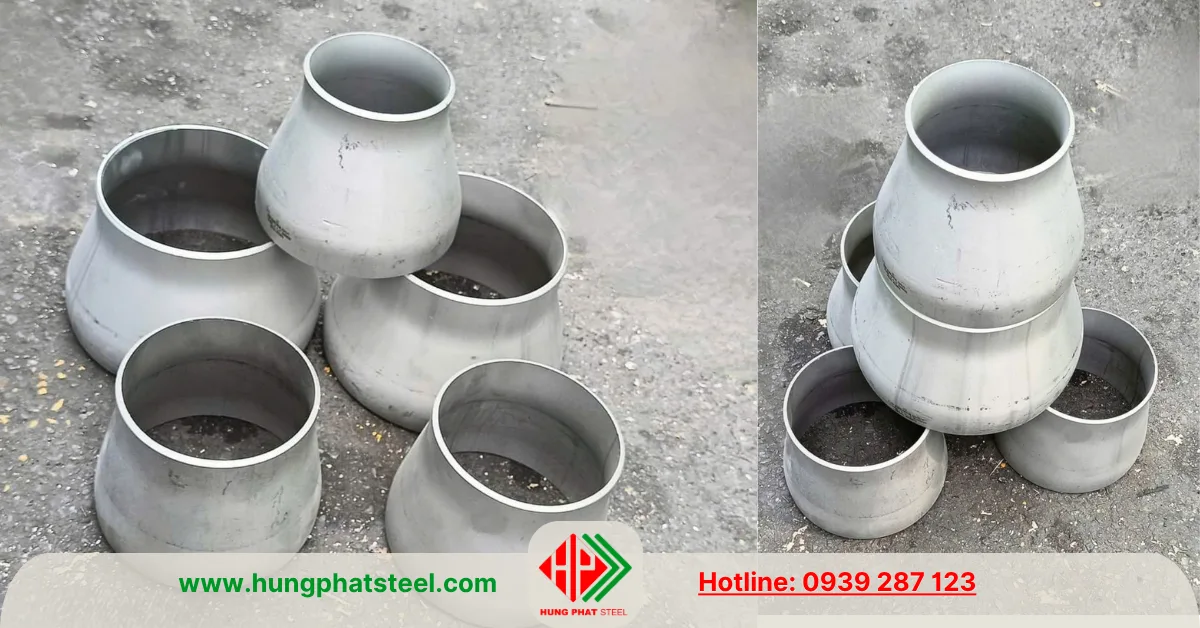 Bầu giảm hàn inox DN125-DN100 (D141-D114)