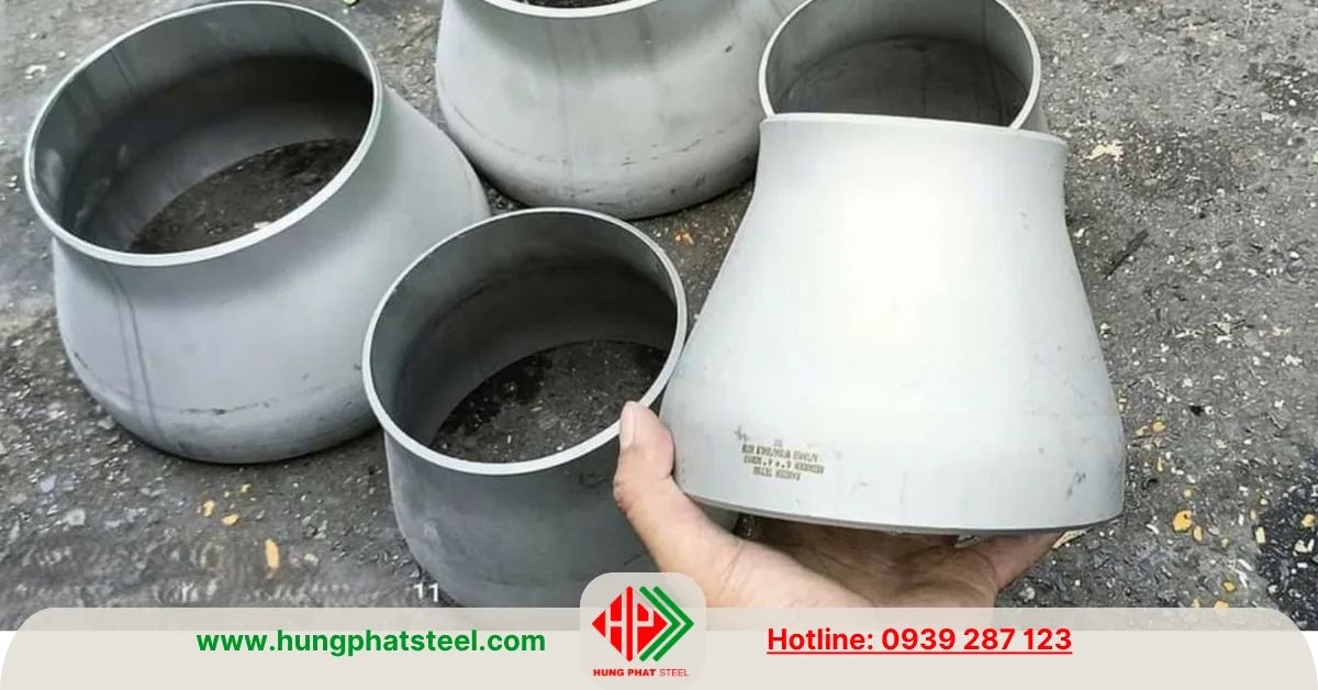 Bầu giảm hàn inox DN125-DN100 (D141-D114)