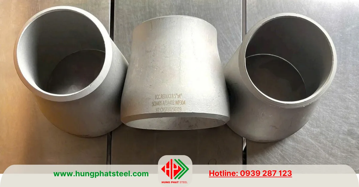 Bầu giảm hàn inox DN125-DN100 (D141-D114)