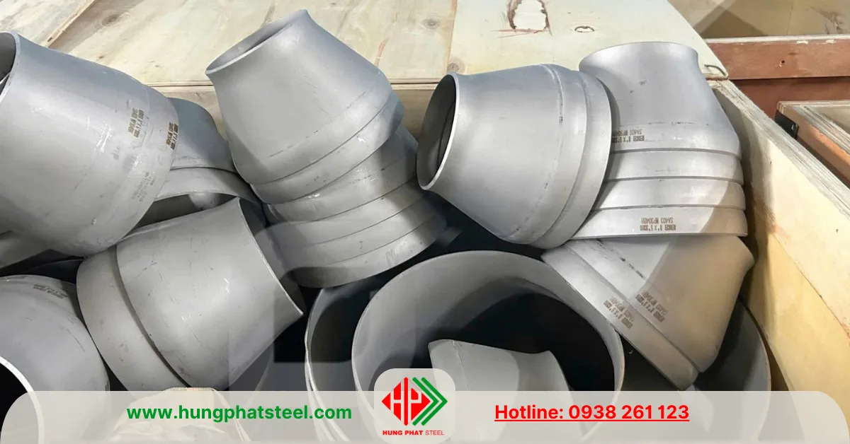 Bầu giảm hàn inox DN200-DN150 (D219-D168)