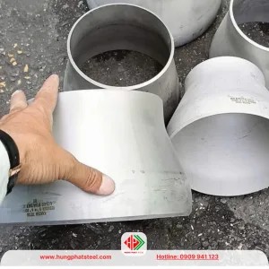 Bầu giảm hàn inox DN200-DN150 (D219-D168)